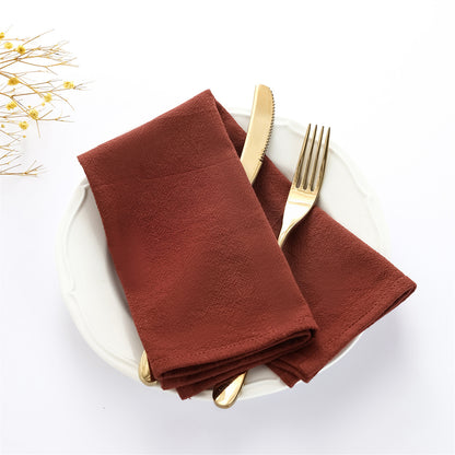 Bulk organic cotton napkins wedding party hotel table decoration wholesale