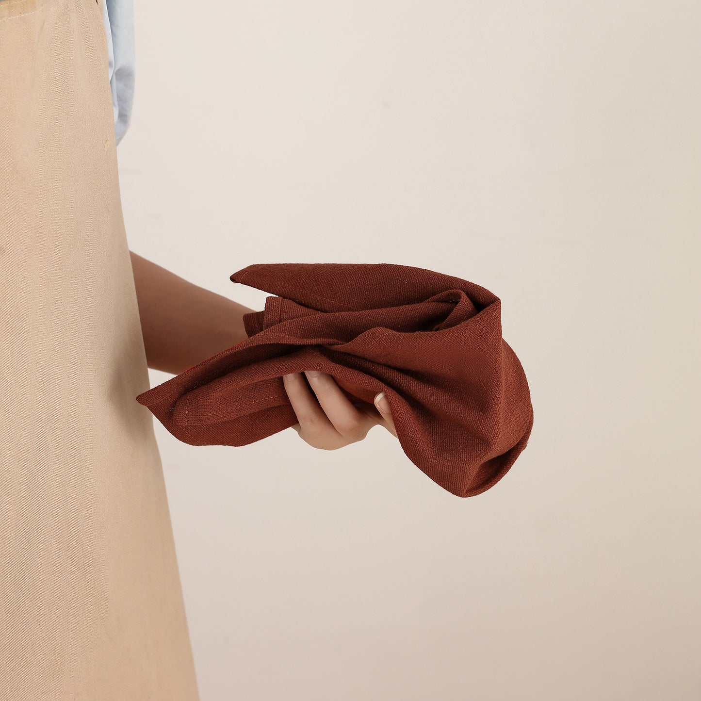 Bulk organic cotton napkins wedding party hotel table decoration wholesale