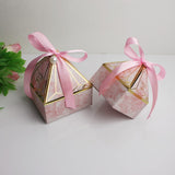 Bulk Diamond Shape Gift Box with Pearl Bow For Wedding Birthday Party Wholesale