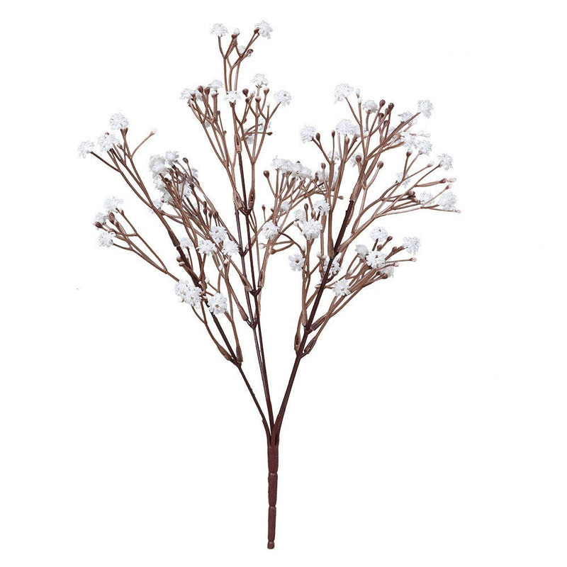 Baby’s Breath Artificial Bush Plants 10 Pcs UV Resistant for Outdoor Indoor Decor