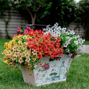 20 Bundles Artificial Flowers for Outdoor Home Decor, Spring Fall Seasonal, Silk Fake Plants