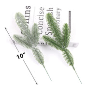 50 Pcs Artificial Christmas Pine Picks Greenery Filler for Tree and Urn Holiday Decor