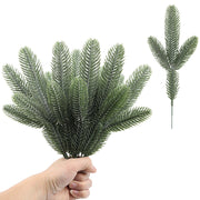 50 Pcs Artificial Christmas Pine Picks Greenery Filler for Tree and Urn Holiday Decor