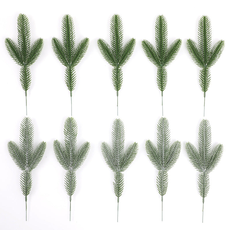50 Pcs Artificial Christmas Pine Picks Greenery Filler for Tree and Urn Holiday Decor