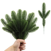 50 Pcs Artificial Christmas Pine Picks Greenery Filler for Tree and Urn Holiday Decor