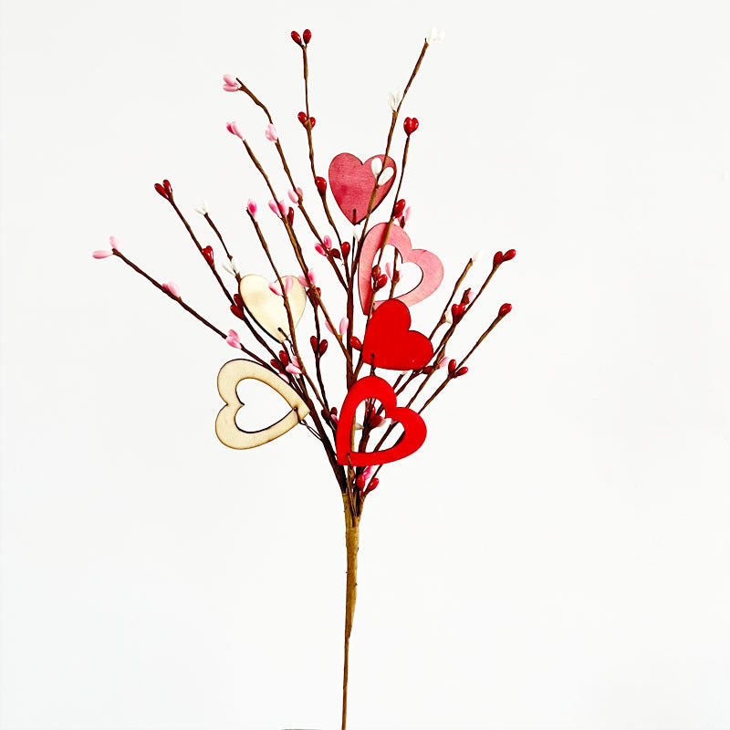20 Pcs Artificial Flower Picks for Valentine's Day Bulk Wholesale