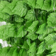 7.5 Ft Artificial Grape Leaves Vine Garland Greenery Hanging Ivy Bulk Quantity