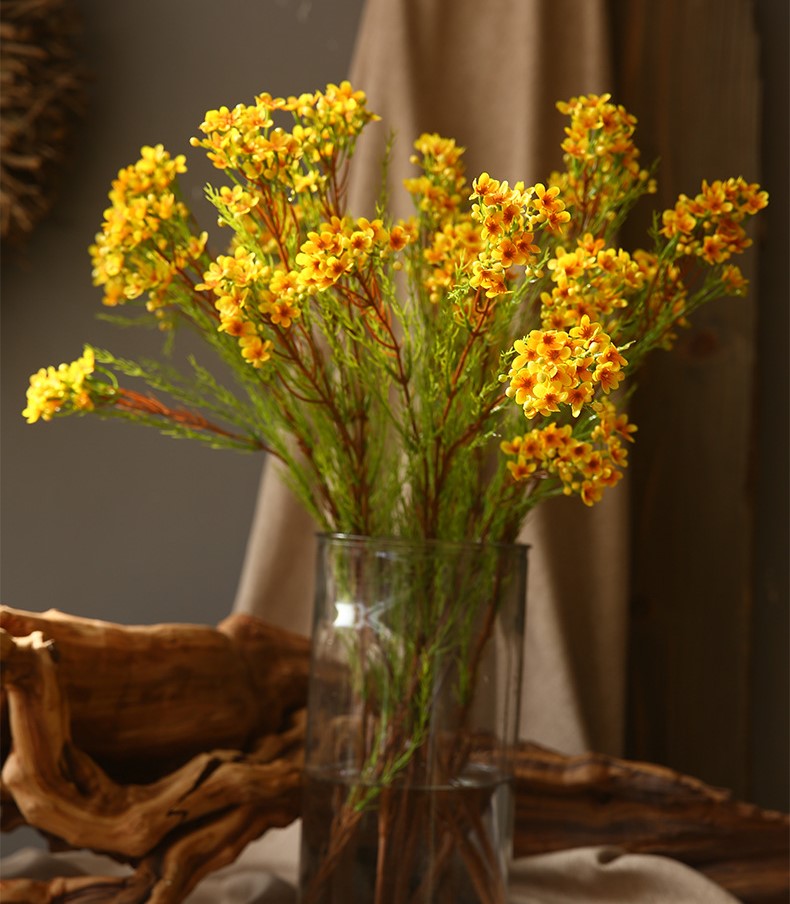 31 Inch Artificial Wax Flower Stems Chamelaucium Uncinatum Bulk Quantity