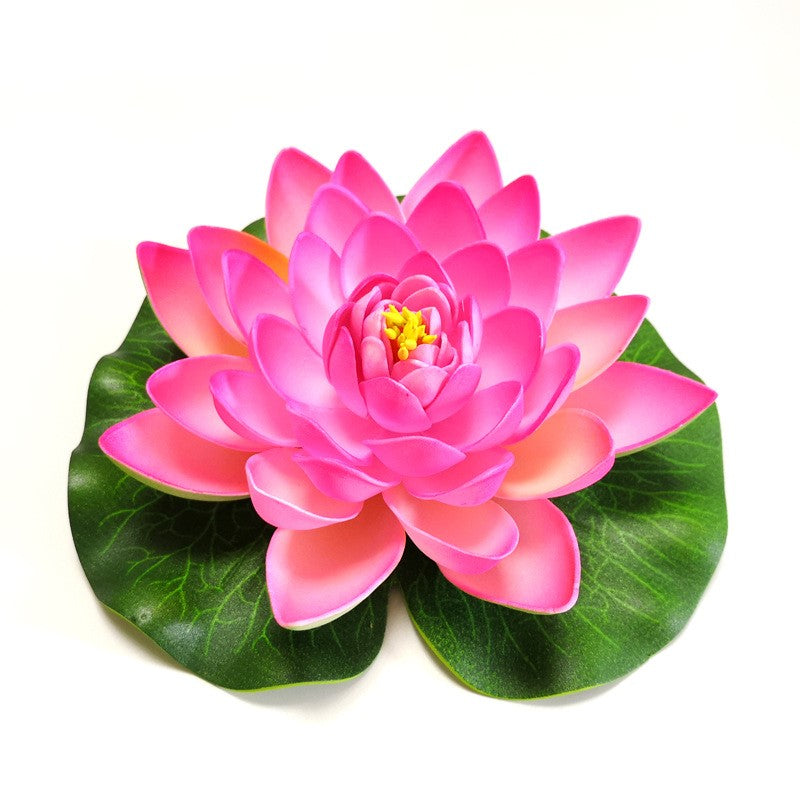 7 Inch Artificial Lily Lotus Floating Pads for Ponds, Bulk Quantity, Outdoor Use