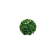 Artificial Boxwood Topiary Ball - 10 Inch Green Silk Decorative Plant for Lobby & Reception