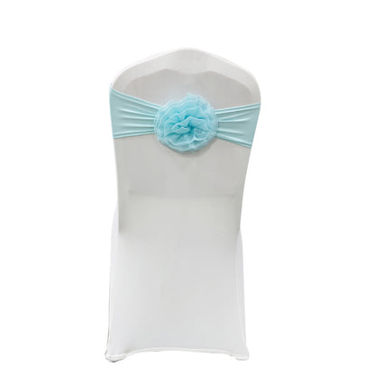 Bulk 10 Pcs Organza Bow Chair Sashes for Banquet Parties Decoration Wholesale