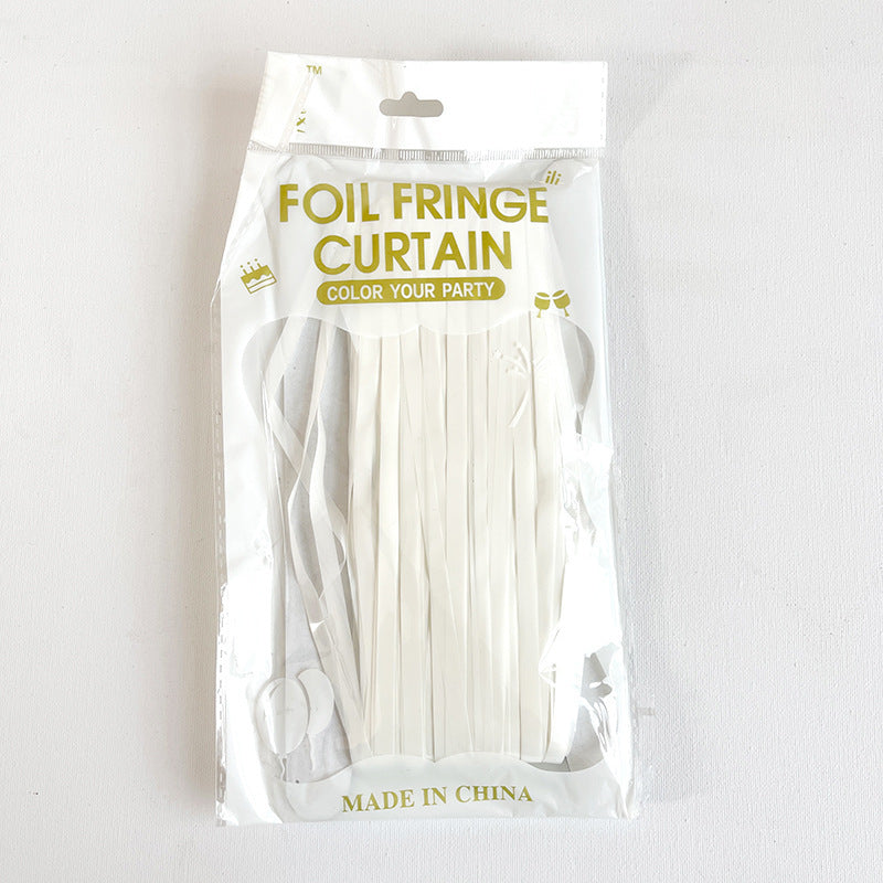 Bulk 2 pcs Macaron Tinsel Curtain for Christmas Party Holiday Celebrations Birthday Gatherings Wedding Decor and New Home Setup Wholesale