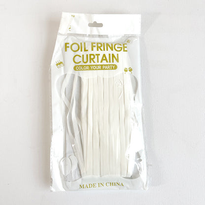 Bulk 2 pcs Macaron Tinsel Curtain for Christmas Party Holiday Celebrations Birthday Gatherings Wedding Decor and New Home Setup Wholesale