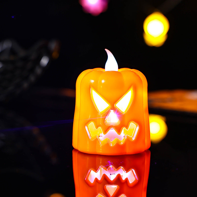 Halloween Decor LED Flameless Tealight Candles for Tables Windows and More Perfect for Parties and Events