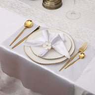 Bulk 2 pcs Satin Hollow Lace Napkins Restaurant Wedding Party Dinner Decoration Wholesale