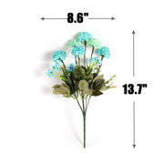 13.7 Inch Vintage Artificial Hydrangea Bush Bouquet Bulk Quantity