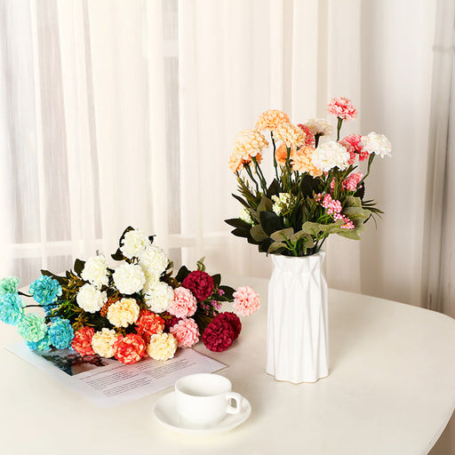 13.7 Inch Vintage Artificial Hydrangea Bush Bouquet Bulk Quantity
