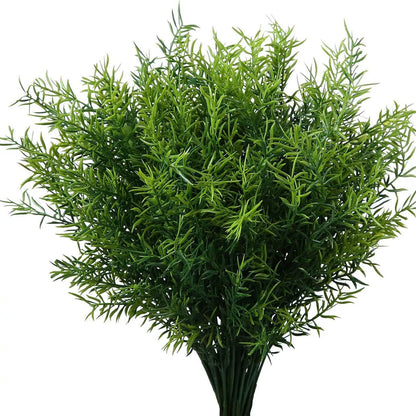14.5" Artificial Greenery Faux Plants Bundle, 8 Pcs  Snapdragons for Home Decor, Indoor Outdoor Floral Arrangements