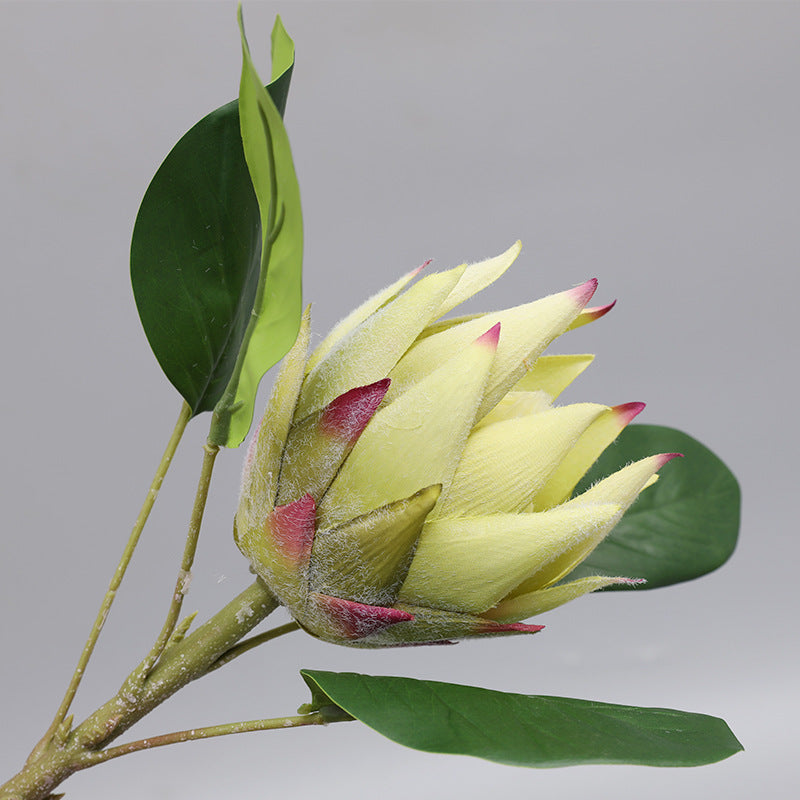 21 Inch Faux Protea Stems 10 Pcs Artificial Silk Flowers Bulk Arrangement