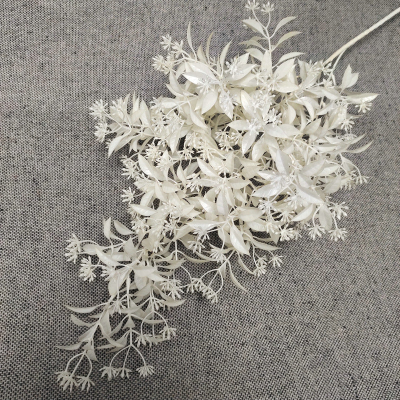 Artificial Hibiscus Mist Spray Single Stem Plant, Plastic Floral Decor for Weddings, Home, and Commercial Spaces