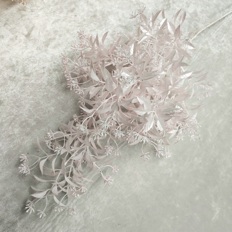 Artificial Hibiscus Mist Spray Single Stem Plant, Plastic Floral Decor for Weddings, Home, and Commercial Spaces