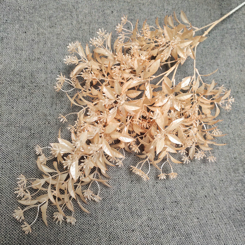 Artificial Hibiscus Mist Spray Single Stem Plant, Plastic Floral Decor for Weddings, Home, and Commercial Spaces