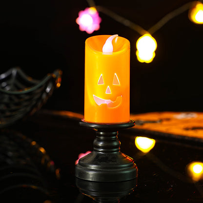Halloween Decor LED Flameless Tealight Candles for Tables Windows and More Perfect for Parties and Events