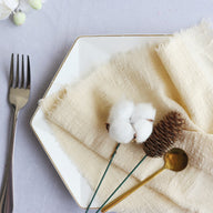 Bulk Cotton Linen Napkins 17" x 17" Rustic Square Napkins  Wedding Party Baby Shower Decoration Wholesale