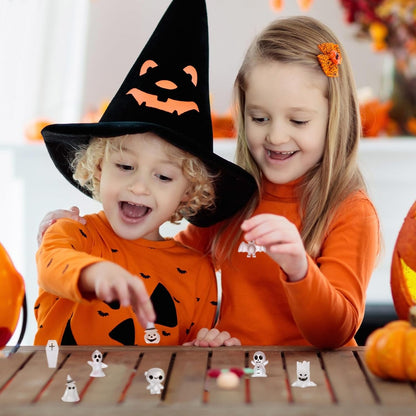 Halloween Decorations Glow-in-the Dark Fairy Garden Statues Miniature Spooky Tree Spirits for Miniature Landscape Decor