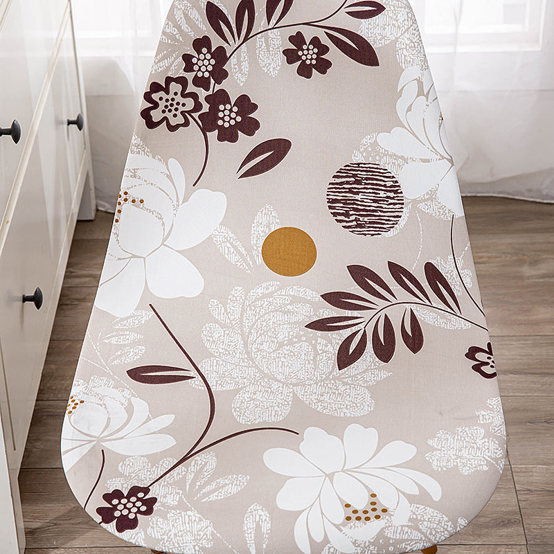 Bulk 2 Pcs Elasticity Shell Chair Covers Irregular Pattern for Restaurant and Living Room Decoration Wholesale