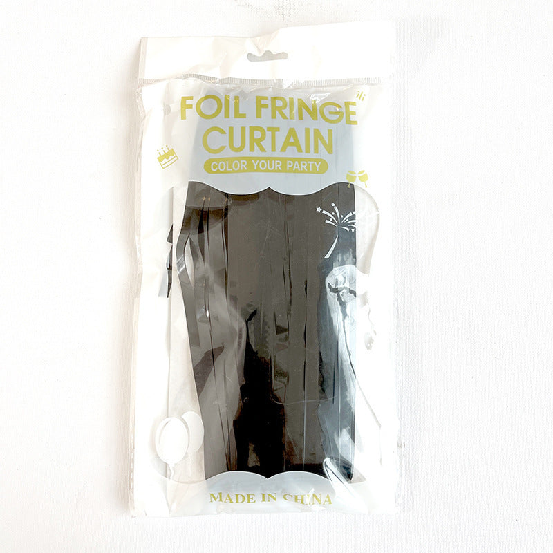 Bulk 2 pcs Macaron Tinsel Curtain for Christmas Party Holiday Celebrations Birthday Gatherings Wedding Decor and New Home Setup Wholesale