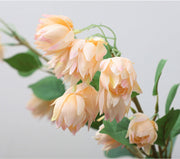 January Birth Flower Snowdrop Artificial Silk Flower Stem Bulk Wholesale 10 Pcs