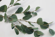 Artificial Eucalyptus Long Stems 35 Inch 10 Pcs Bulk Silk Green Leaves