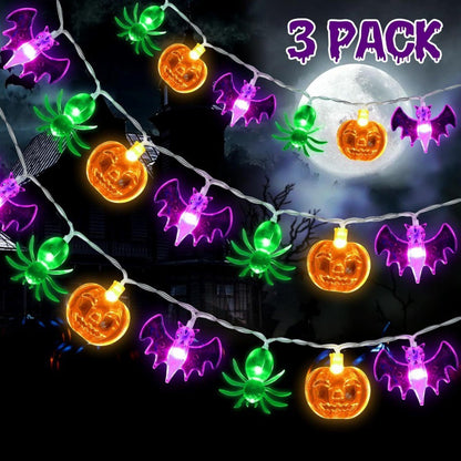 Bulk Halloween Decor Waterproof LED Pumpkin Lights Battery Powered Flickering Orange Pumpkins for Indoor and Outdoor Party Decorations Wholesale