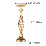 Bulk Gold Iron Candle Holders and Vases Wedding Centerpieces and Decorative Props Wholesale