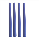 Bulk 12 Inch Tall Taper Candles Set of 4 Smokeless Unscented Candles for Weddings and Celebrations Parties Decor Wholesale