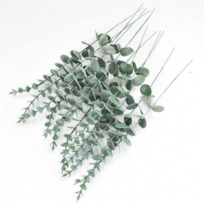 12 Pcs Artificial Eucalyptus Leaves Stems 12 Inch Real Touch Greenery for Floral Arrangement Wedding Bouquets Centerpiece