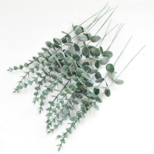 12 Pcs Artificial Eucalyptus Leaves Stems 12 Inch Real Touch Greenery for Floral Arrangement Wedding Bouquets Centerpiece