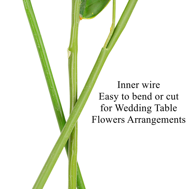 12 Inch Artificial Protea Stems, 12 Pcs Bulk, 15" Long Silk Flowers for 9" Vase Wedding Table Arrangements