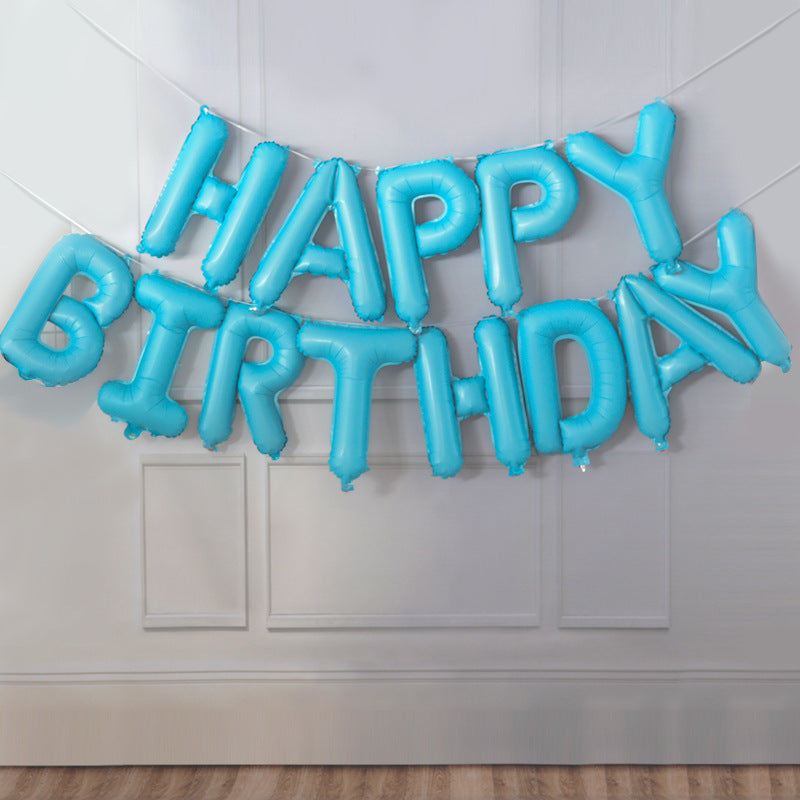 Bulk 16 Inch Happy Birthday Balloon Banner for Birthday Party Decorations Wholesale