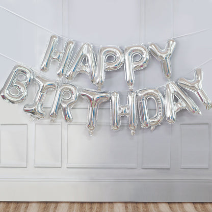 Bulk 16 Inch Happy Birthday Balloon Banner for Birthday Party Decorations Wholesale