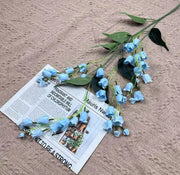 39 Inch Lily of The Valley Hanging Orchid Silk Flowers, Long Stem, Bulk Wholesale Artificial Flowers
