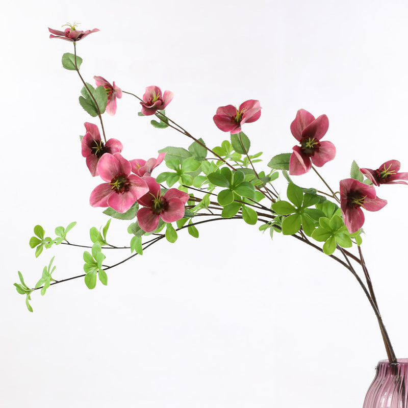 23 Inch Helleborus Artificial Flowers Bulk Quantity Silk Stems