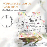 Acrylic Puzzle Plaque for Sisters – Bulk Wholesale Sister Gifts – Customizable Keepsake