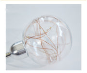 Round Ball LED Solar Garden Lamp Insert, Bulk Decorative Outdoor Lighting, Energy Efficient