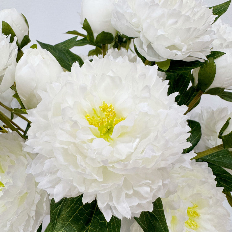 Lifelike Silk Peony Stem, 30" Tall Faux Peonies, Realistic Artificial Flowers for Wedding Bouquets, DIY Centerpieces, Home Decor Vase Filler
