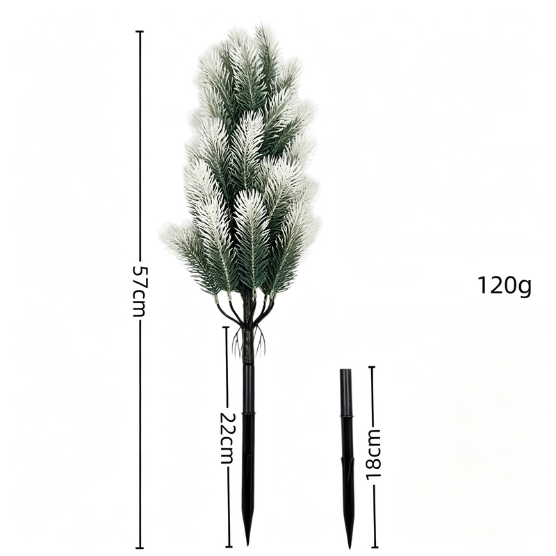 Lifelike Frosted Cedar & Red Berry Plant, Potted or Stake Options, Realistic Winter Greenery for Christmas Decor, DIY Wedding & Event Florals
