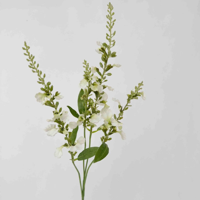 Tall Artificial Salvia Stem, 26" Realistic Faux Angelonia Wildflower Spray, Long Stem for Vase, Wedding Centerpieces, DIY Home Decor
