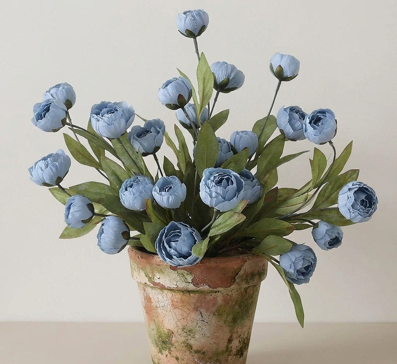 6 Pcs 27" Artificial Peony Flowers | Silk Floral Stems for Weddings & Home Decor