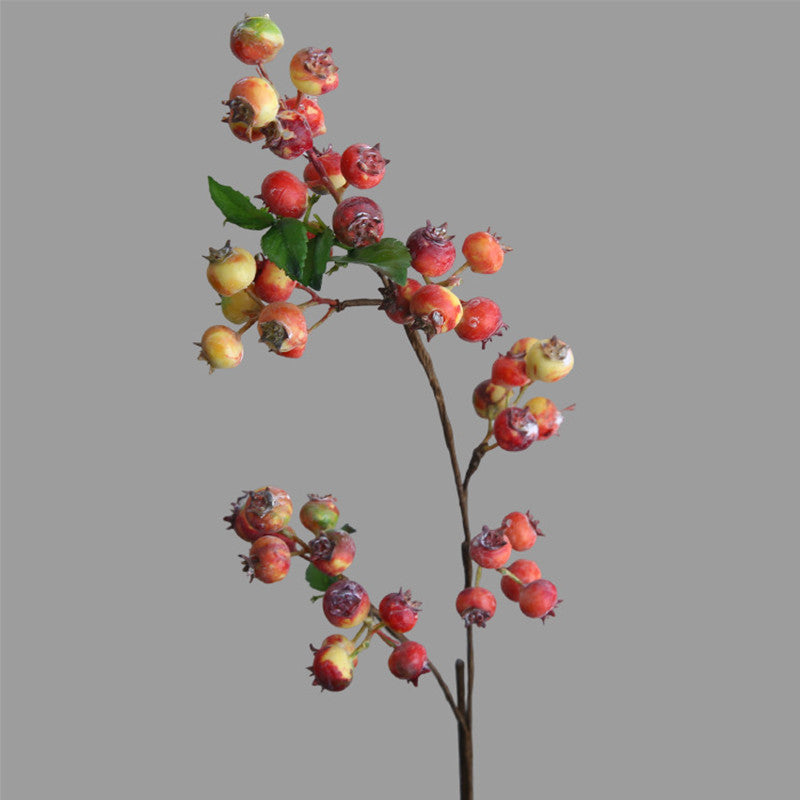 21" Realistic Faux Blueberry Stem, Lifelike Artificial Berry Branch for Vase, Wedding Bouquet, DIY Floral Arrangements, Farmhouse Home Decor